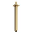 Zena Brushed Gold Square Shower Ceiling Arm 250mm