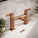 Thane Brushed Bronze Bath Filler Tap roomset