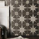 Fired Star Black Reverse Matt Ceramic Tile 450x450mm