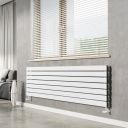 Perth White Horizontal Radiator Brackets