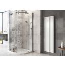 Perth White Double Vertical Flat Panel Radiator 1600x475mm