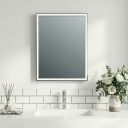 Adison Chrome Framed LED Backlit Heated Bathroom Mirror 600x800mm