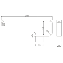 Elora Matt Black 4-Piece Bathroom Accessory Set