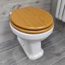 Claydon Traditional Oak Soft Close Toilet Seat