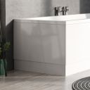 Valda Gloss White MDF End Bath Panel 800mm