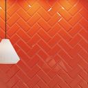 Metro Red Ceramic Brick Tile 100x200mm