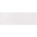 Rhythm White Matt Decor Ceramic Tile 300x900mm