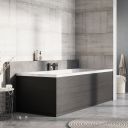 Esk Textured Black Front Bath Panel 1800mm