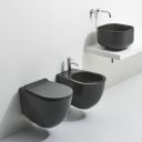 Verity Grafite Gloss Square Countertop Basin