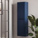 Ellis Royal Blue Wall Hung Tall Bathroom Storage Unit