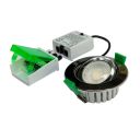Spiros Chrome IP65 Fire-Rated Tiltable LED Downlight