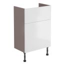 Surrey White Gloss Fitted Furniture WC Unit 500mm