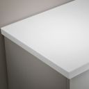 Tavistock Lansdown Linen White Curved Floor Standing Vanity Unit with Basin & Arctic White Worktop 1200mm