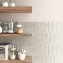 Borneo Soft Grey Gloss Porcelain Tile 65x200mm