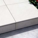 Jouplast Square Flat Edge Finishing Plate for Outdoor Tile Pedestals Pack of 10