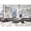 Charlie Blue Marble Polished Porcelain Tile 1200x1200mm