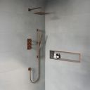 Thane Brushed Bronze Thermostatic Concealed Shower Pack