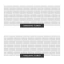 Metro White Ceramic Brick Tile 100x200mm