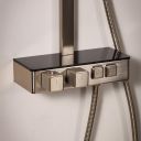 Flint Champagne Gold Thermostatic Shower Pack