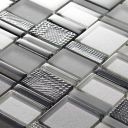 Brookfield Night Grey Mosaic 300x300mm