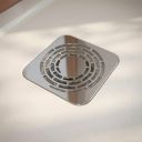 Elle Shower Tray Chrome Fast Flow Grid Waste Cover