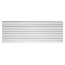 Perth White Double Horizontal Flat Panel Radiator 610x1600mm