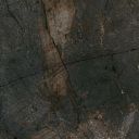 Zoltan Black Stone Effect Gloss Porcelain Tile 1200x1200mm