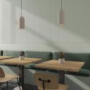 Viera Verde Green Ribbed Matt Ceramic Brick Tile - 75x300mm