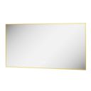 Rione Gold Rectangular Backlit LED Heated Mirror 1200x550mm