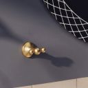 Warwick Brushed Gold Traditional Double Robe Hook