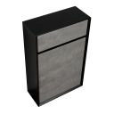 Snowdon Black and Concrete WC Unit