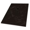 Peoria Marquina Black Marble Shower Tray 1800x800mm