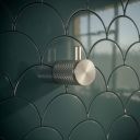 Moray Nickel Knurled Robe Hook