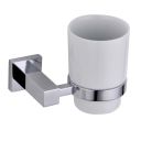 Quad Ceramic Tumbler and Chrome Holder
