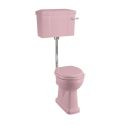 Burlington Confetti Pink Low Level Toilet with Soft Close Toilet Seat