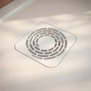 Elle Shower Tray White Fast Flow Grid Waste Cover