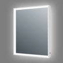 Adison Chrome Framed LED Backlit Heated Bathroom Mirror 600x800mm Lifestyle
