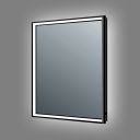 Adison Black Framed LED Backlit Heated Bathroom Mirror 600x800mm