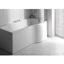 Carron Sigma Right Hand Carronite P-Shape Shower Bath 1800x750-900mm