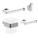 Elora Chrome 4-Piece Bathroom Accessory Set