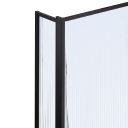 Amien Matt Black Shower Screen Corner Post