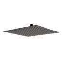 Zena Matt Black Square Rainfall Shower Head 350mm