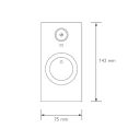 Aqualisa Zorin Smart Digital Shower Exposed with Adjustable Head Gravity Pumped