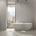 Domingo Gris Matt Porcelain Brick Tile - 50x250mm