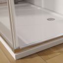 Lanka Chrome Hinged Shower Door