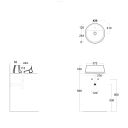 Melfi White Round Countertop Basin SPEC