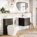 Ellis Matt Black WC Unit
