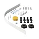 Antislip Quadrant Shower Tray Leg Riser Kit E