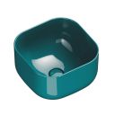 Verity Square Countertop Basin in Menta Gloss