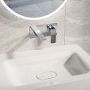 Zena Chrome Wall Mounted Basin Mixer Tap